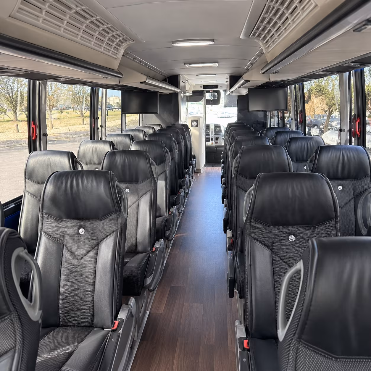 billings charter bus services interior